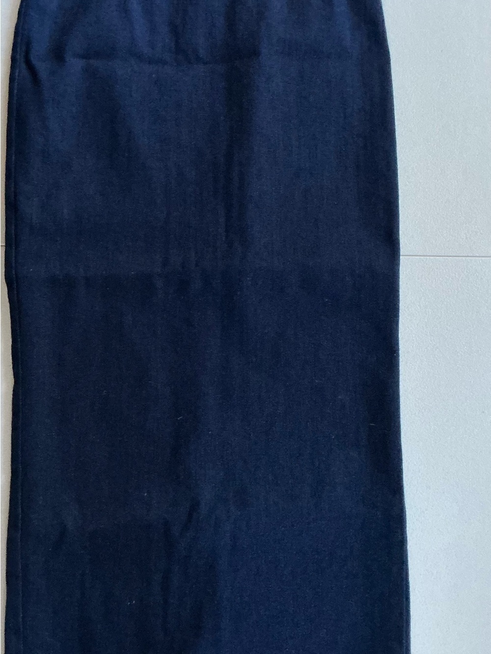 Pilcro Navy Pencil Midi Skirt - Picture 9 of 9